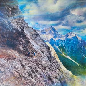 "Dolomiten" 80x80cm, Leinwand