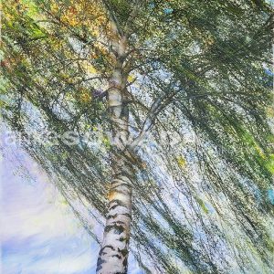 "Im April" 70x100cm, Leinwand