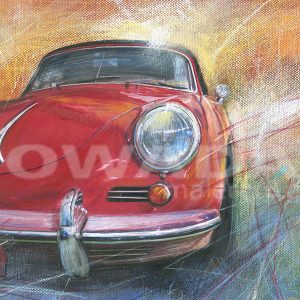 Malerei-Auftragsbilder-Autos-Porsche
