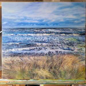 "Ostwind" 80x80cm, Leinwand