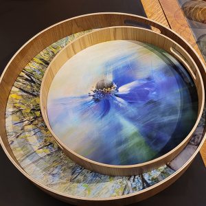 Tablett - Motiv Anemone