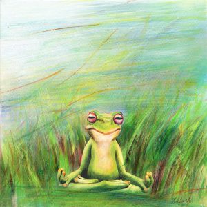 Yoga-Mudra-Frosch